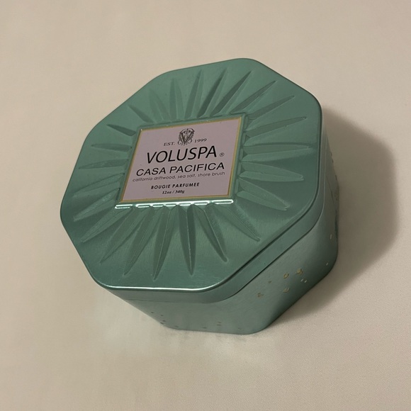 3 Wick Octagon Tin Candle - Voluspa Casa Pacifica 340g - Picture 1 of 3